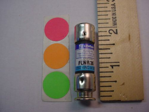 1 NEW,FUSE, LITTELFUSE,TIME-DELAY, FLNR 30,FLNR-30 250Vac, HAVE QTY.FAST SHIP