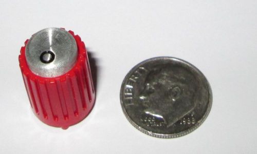 RED KNOB FOR 1/8&#034; SHAFT W/DOT  1/2&#034; OD X 3/4&#034;H   1 PCS.