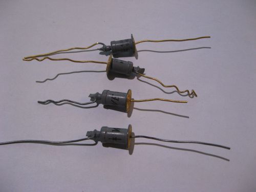 Qty 4 Western Electric 426 (Suffix K M W) Rare Vintage Germanium? Diodes