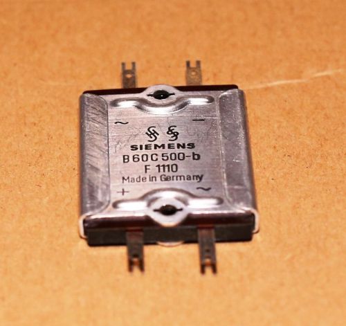 Siemens selenium rectifier B60c500b F1110 60V 500mA, NOS