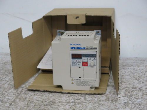 YASKAWA CIMR-J7AM40P2 AC DRIVE, 0.2kW, 0-460VAC, 0-400Hz, 1.2A, NEW