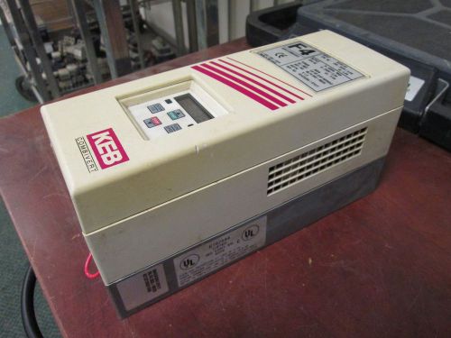 KEB F4 AC Drive 05F4S0C-M220 In: 1Ph 200...264V 4.6A Out: 3Ph 0...240V 2.3A Used