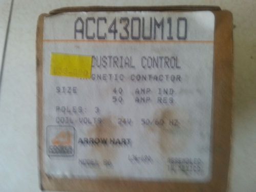 New arrow hart acc430um10 contactor for sale