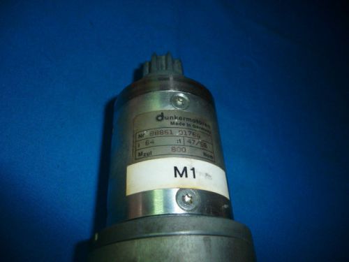 Dunkermotoren GR 63 X 25 GR63X25 motor w/ 88851 0176A U