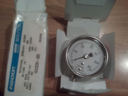 Ashcroft Industrial Duralife Gauge-63 1008S 02L-Conn-63mm woa