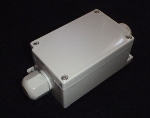 ENCLOSURE 2 1/4&#034;x 5&#034;x 1 1/2&#034; POLYCARBONATE CORROSION WATER RESISTANT 6 POLE BOX