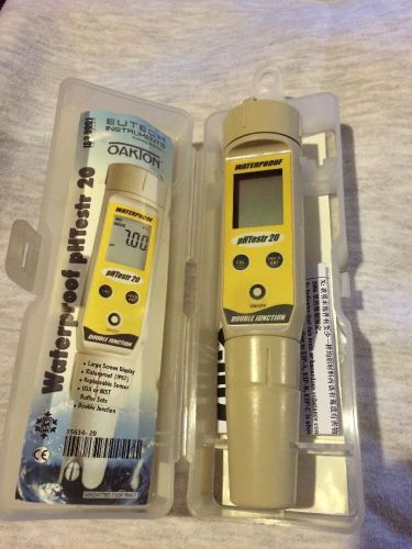 EUTECH INSTRUMENTS OAKTON WATERPROOF pHTESTR 20 pH METER PEN