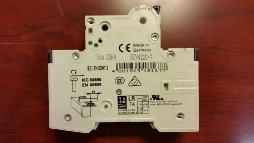 Siemens Miniature Circuit Breaker 5SY4220-7