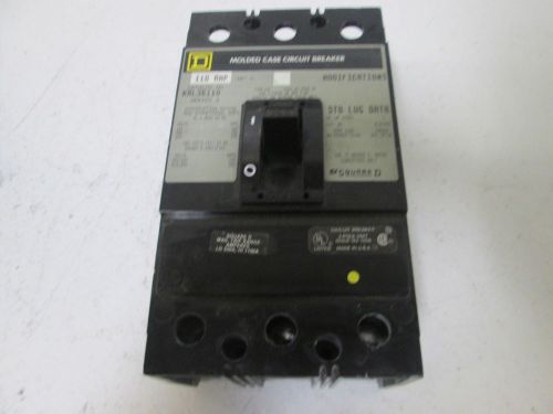 SQUARE D KAL36110 CIRCUIT BREAKER *USED*