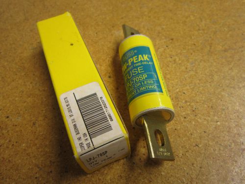 Buss LPJ-70SP Low Peak Dual Element Time Delay Fuse 70A 600VAC