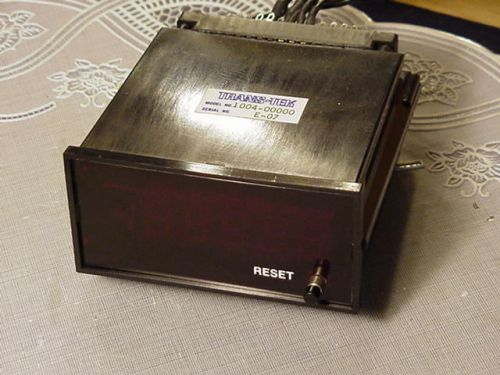 Trans-Tek Angular Displacement Transducer Display Meter / Counter Model 1004