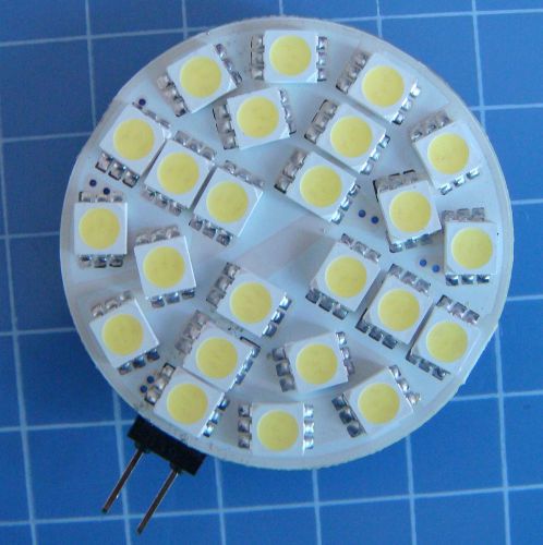 10pcs G4 3Watt Cool White 24-5050 SMD LED Bulb lamps Super Bright AC/DC 12~24V