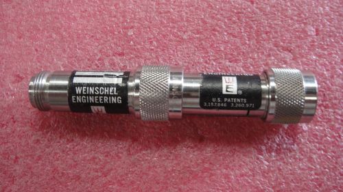 WEINSCHEL ENGINEERING ATTENUATOR MODEL 1-3 dB (LOT OF 2)