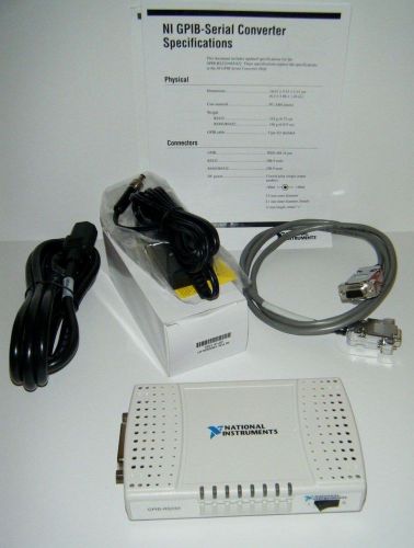 *tested* national instruments ni gpib-rs232 interface-converter+ cable &amp; power for sale