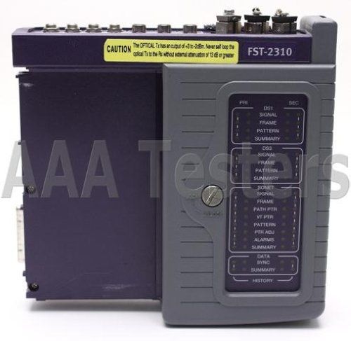 Acterna jdsu fst-2310 module w/ oc48 oc12 oc3 sts1 4 fst2000 ttc 2000 tberd 2310 for sale