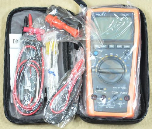 VC97+ auto range DMM AC DC Voltmeter Capacitance Resistance digital Multimeter