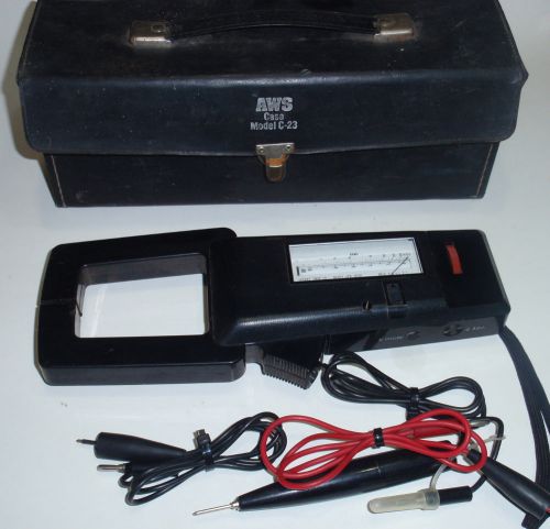 Spr-1030 aw sperry snap-10 clamp-ammeter 1000a 750v-meter &amp; 2k ohms working for sale