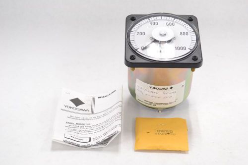 NEW YOKOGAWA 103111EAXX 0-1000 DC AMPS AMMETER AMPERES PANEL METER B327621