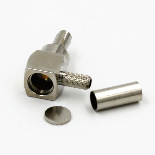 10 pcs CRC9 male plug right angle crimp RG174 RG188 RG316  RF connectors