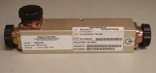 Kathrein 602377 2-Way Splitter 790-960MHz 50 Ohm 100+ Watts DIN-Female TESTED