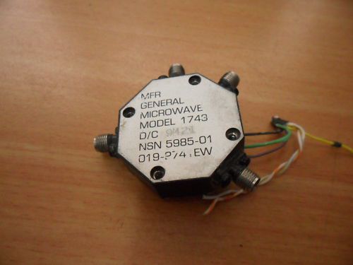 Microwave RF Switch 1743 D/C 9421 NSN 5985-01