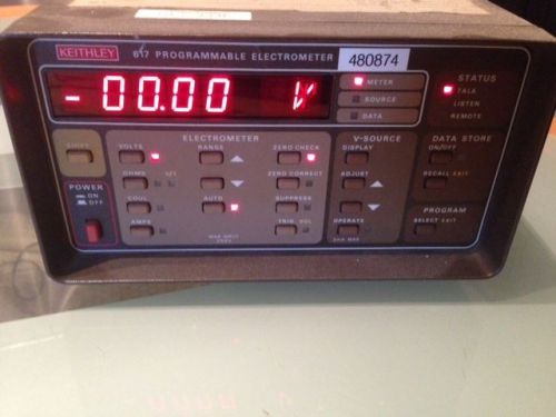 Keithley 617 - Warranty