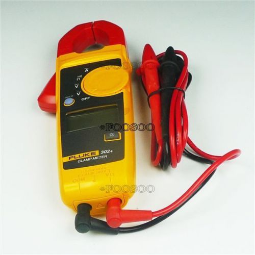 ELECTRONIC AC/DC MULTIMETER DIGITAL CLAMP METER BRAND NEW TESTER FLUKE 302