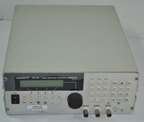 Pragmatic 20Mhz Arbitrary Waveform Generator GPIB Model# 2414A