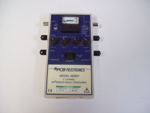 PCB PIEZOTRONICS 480B21 3-CHANNEL ICP SENSOR SIGNAL CONDITIONER - FREE SHIPPING!