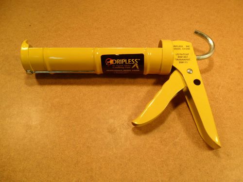 DRIPLESS CH200 CRADLE HEX CAULK GUN, YELLOW, 10 Oz