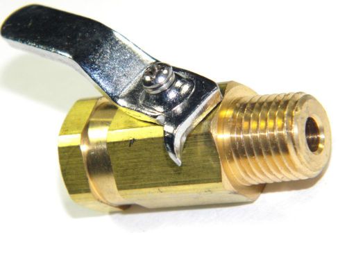 Carpet Cleaning - Brass 1/4&#034; Ball Shut-Off Valve / for hoses wands