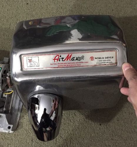 World Dryer Air Max, 240v Used!