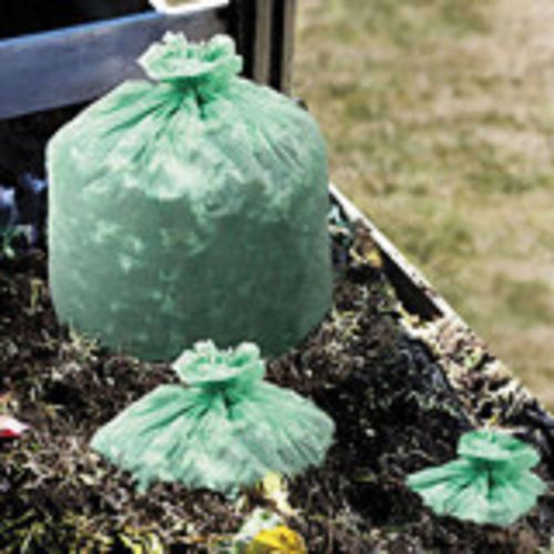 Compostable .85mil Bags, 64 Gallon Capacity, 30 per Carton - Green