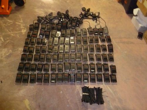 Huge lot of 99 motorola saber vhf two way radios -last large lot don&#039;t miss out! for sale