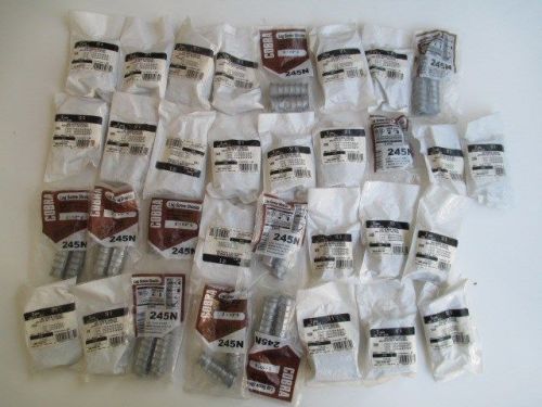 Lot of 66 Cobra Lag Screw Shields 1/2 Inch Masonry Anchors # 245n