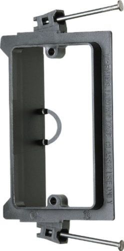 NEW Arlington LVN1 1-Gang Low Voltage Nail-On Mounting Bracket, Black, 50-Pack