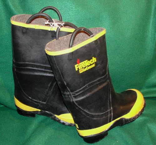 LaCrosse FireTech Firefighter Turnout Gear Bunker Boots Steel Toe SZ 8  Wide