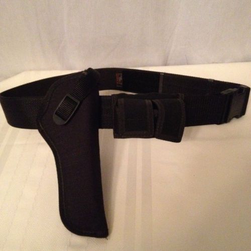 Uncle Mike&#039;s SIDEKICK Black Nylon Duty BELT Med w/ SIDEKICK HOLSTER Sz 3 &amp; CASE