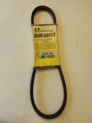 Sid Harvey Durabelt V-Belt A240-34 4L-340 HVAC Automotive Fan Blower Belt