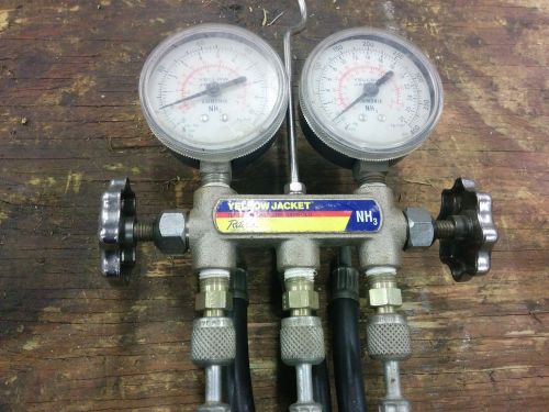 Ammonia refrigeration gauge set