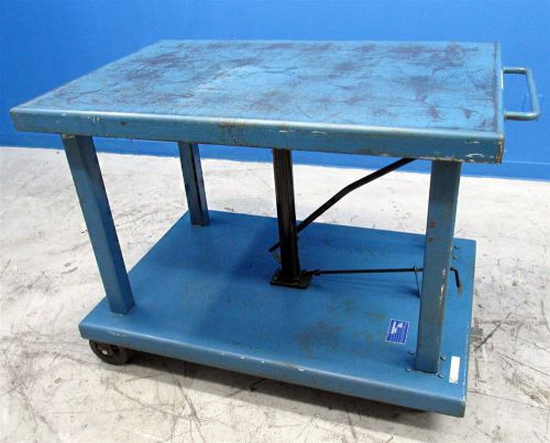 Nice wesco 32&#034; x 48&#034; 2,000lb. heavy duty die lift / cart # lt-20-3248 for sale