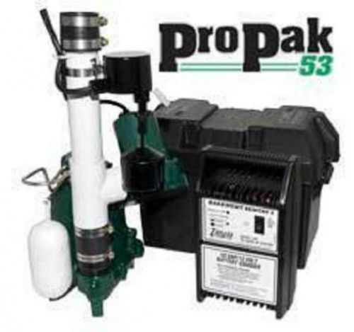 507-0008 PRO PAK 53 ZOELLER M53 BASEMENT SENTRY I BATTERY BACKUP SUMP PUMP