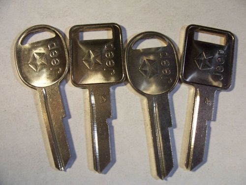 2 SET   ORG  CHRYSLER  JEEP  OEM  1976  KEY BLANK   UNCUT