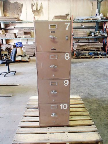 MEILINK BUILT HERCULES FIREPROOF FILING CABINET (NO KEY) USED