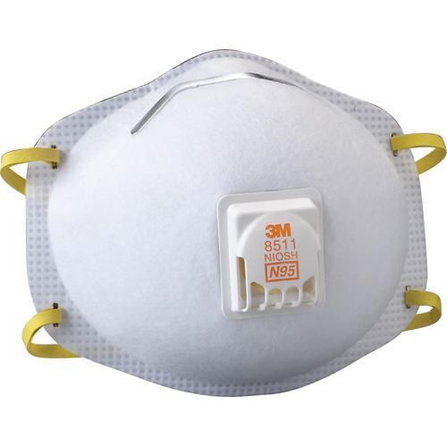 3M 8511 N95 Particulate Respirators(10/box)