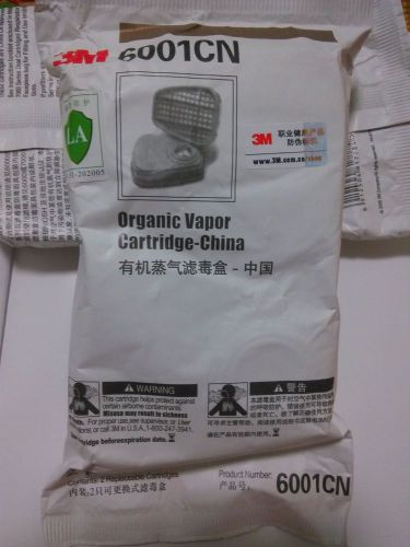 3m 6001 organic vapor cartridges cooperate use with 3m 6000 &amp; 7000 free shipping for sale