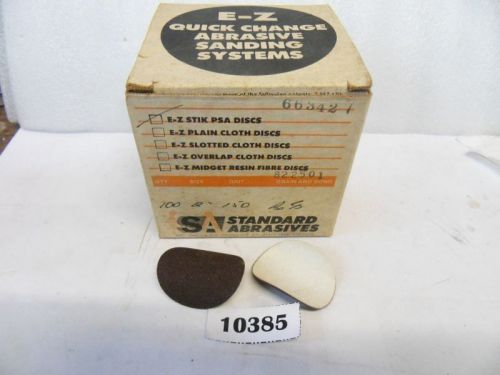 100 PIECES 2&#034; 50 GRIT EZ STICK PSA SANDING DISC **NEW** PIC# 10385