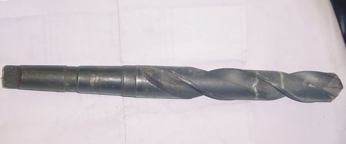 TWIST DRILL 1-3/8&#034; TAPER SHANK BIT,15&#034; OAL, HS, MORSE #4 HIGH SPEED DRILLING