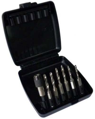 Astro Pneumatic 7pc Metric Combination Drill Tap Bit Metric Tool Set AP 9452