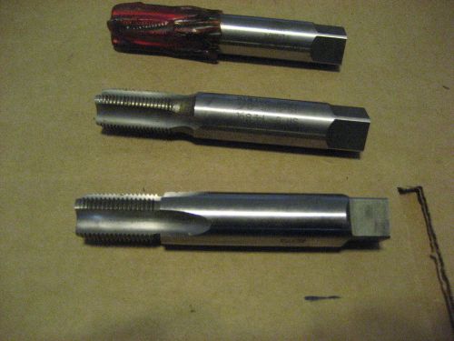 3/8-18X4&#034;OAL NPS Pipe Tap 3PCS (D1778-3)